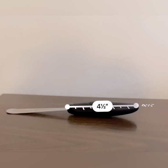 Pampered Chef Icing Spreader Stainless Steel Good Condition Black Handle Cake - Picture 8 of 8